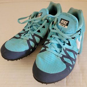 Nike Multi Use Rival M W Spikes 806559 Sneakers Shoes Blue White 8.5 40